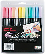 Uchida Brush Marker Set - Pastel