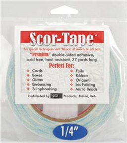 Scor~Tape 1/4 inch x 27 Yards