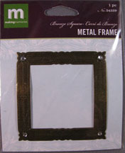 K&Company - Square Metal Frame with tiny rhinestones - 34329