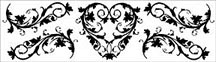 Clearsnap Double-Sided Adhesive Stickers - Vintage Heart