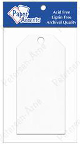 AD Paper Craft Tags  - white