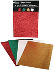 Petaloo - glittered sheets TradXmas - Red/Green/Gold/White