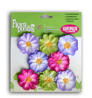 Petaloo - Flora Doodles - Sweetpeas - 1374-500