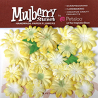 Petaloo - Mulberry Street Daisies Small tyedye Yellow