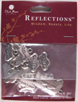 Blue Moon Charms - Clouds with words 16 pc