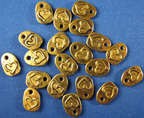 Blue Moon Charms - gold Heart 20 pc