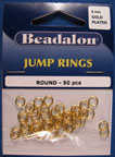 Beadalon - 50 piece gold jump rings