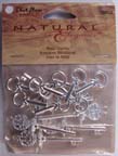 Blue Moon Charms - Silver Keys 15 pc