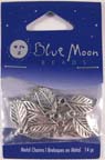 Blue Moon Charms - Silver Leaf 14 pc