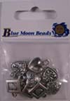 Blue Moon Charms - Small Hearts 12 pc