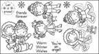 Lily & Billy Winter Stamps