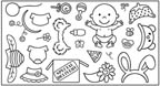 Pink Cat Studios - Sweet Pea Dress Up Plate