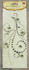 Say It In Pearl - Pewter and gray Swirls with mini Roses