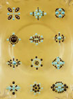 Prima Say It In Pearls - Lt blue and Brown Set - D530723