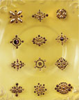 Prima Say It In Pearls - gold and brown set - E530730