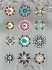 Prima Say It In Studs - Blue and Bright pink set - Q530938