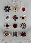 Prima Say It In Studs - red, gold and black set - S530952